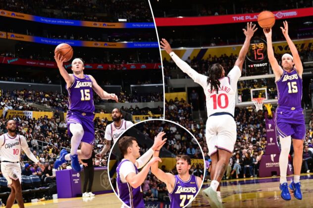 Austin Reaves ignites Lakers as Luka Doncic labors in Battle of LA win over Clippers