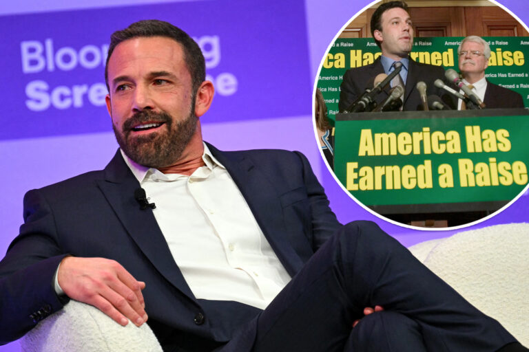 Ben Affleck says political ‘hypocrisy, corruption and failure’ left him ‘disillusioned’