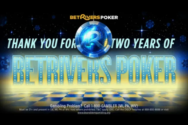 BetRivers Poker Celebrating 2nd Anniversary with Week of Promotions