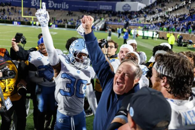 Bill Belichick beats Duke for first time to match 2025 win total in six games