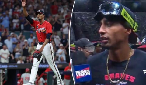 Braves journeyman hero Ray Kerr keeps dropping f-bombs in wild scene after Game 3 heroics