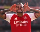 Bruno Guimarães completes Arsenal comeback to end Leeds’ unbeaten run