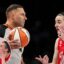 Caitlin Clark bloodied during Fever’s season-ending loss — and lets the referees hear it