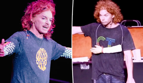 Carrot Top jokes about ‘month of reflection’ in first Las Vegas residency show since suicide attempt