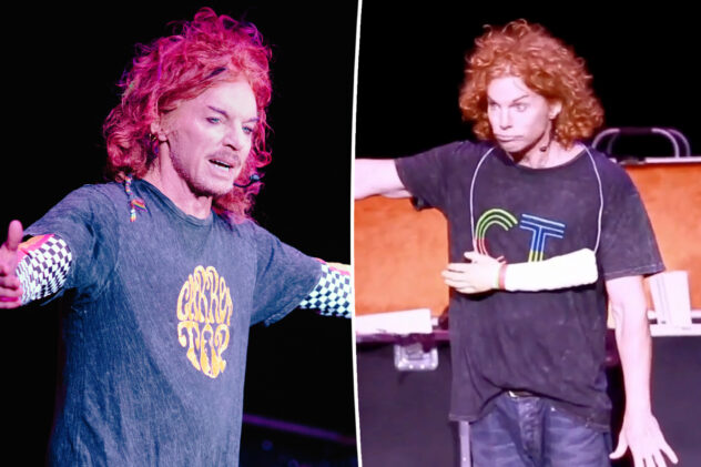 Carrot Top jokes about ‘month of reflection’ in first Las Vegas residency show since suicide attempt
