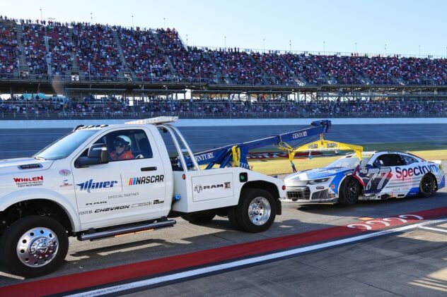 Carson Hocevar credits tow truck driver for saving his race at Talladega