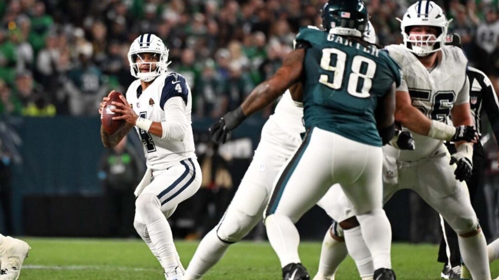 Dak Prescott (3 TDs), Cowboys hand Eagles' fifth straight loss