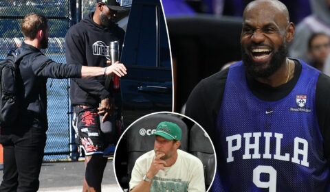 Dave Portnoy calls LeBron James contract with 76ers ‘illegal’ over Fanatics ‘side deal’