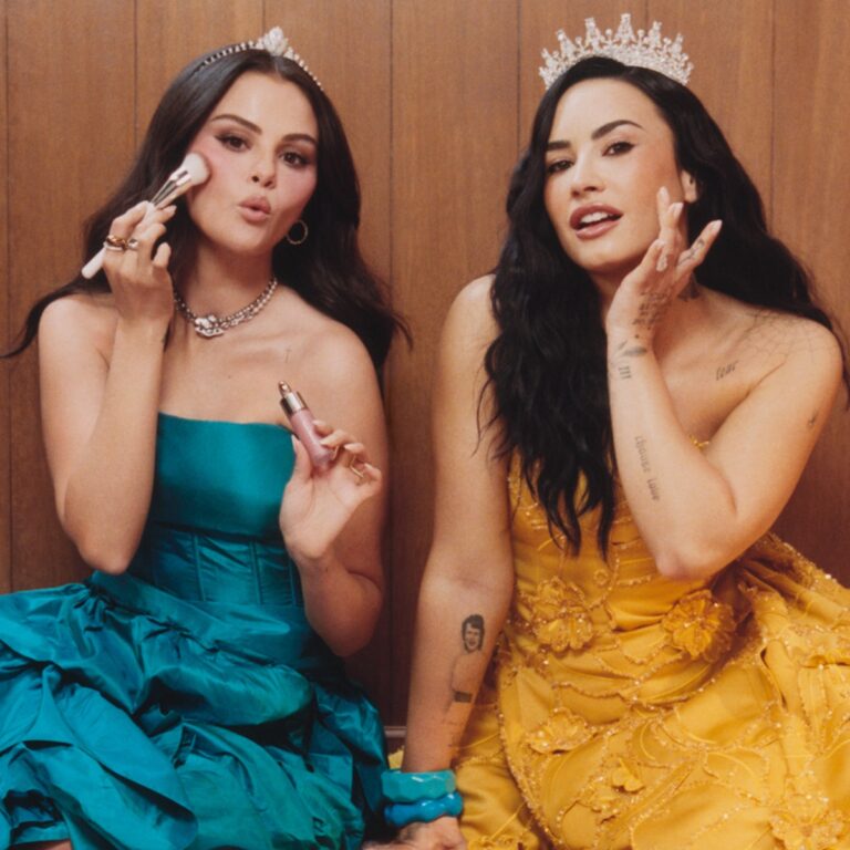 Demi Lovato and Selena Gomez’s Rare Beauty Reunion Takes the Crown