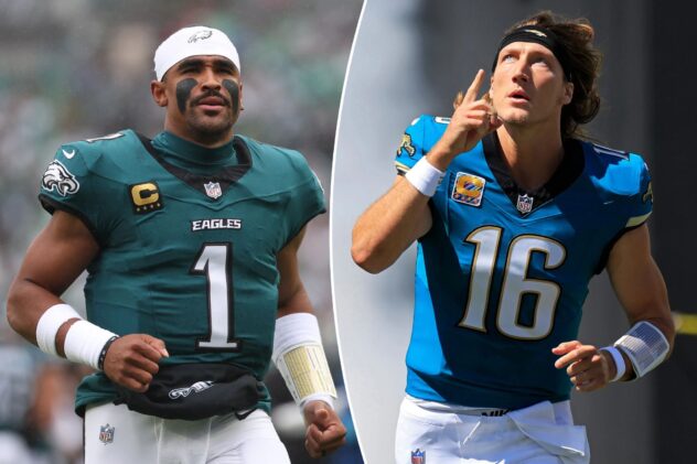 Eagles vs. Jaguars prediction: Trevor Lawrence & Co. clip the birds in London