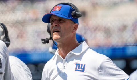 Giants’ John Harbaugh explains starting J.J. McCarthy over Jameis Winston vs. Texans