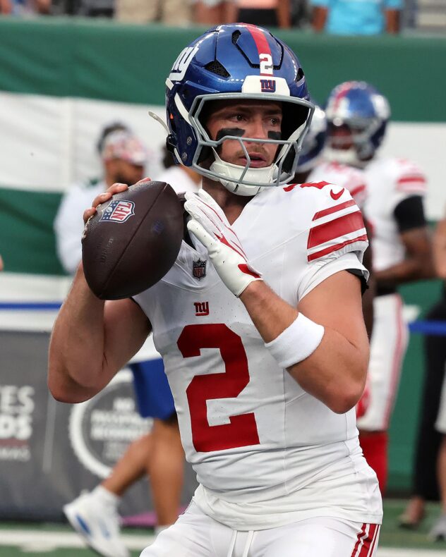 Giants sign QB Jake Haener to their 53-man roster, per report