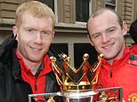 Give me my medal! 'Greedy b*****d' Paul Scholes disagrees with Wayne Rooney after Man United legend said he would NOT accept title if Man City are stripped of trophies