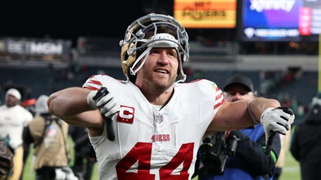 How long will Kyle Juszczyk be sidelined after suffering a brutal knee injury
