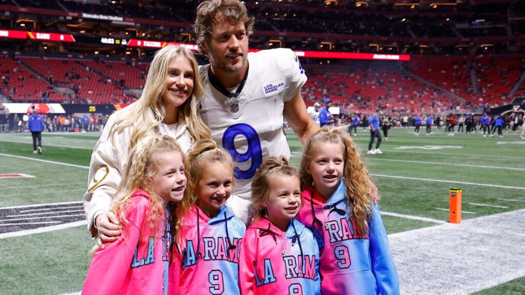 ‘I have no idea’ – Matthew Stafford’s wife embarrassed after failing fourth-grade quiz question