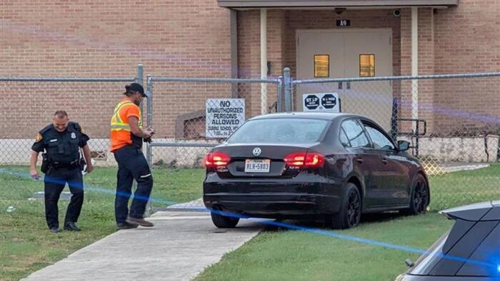 ICE: Pursuit ends with suspect fleeing, vehicle crashing into North Side elementary school fence