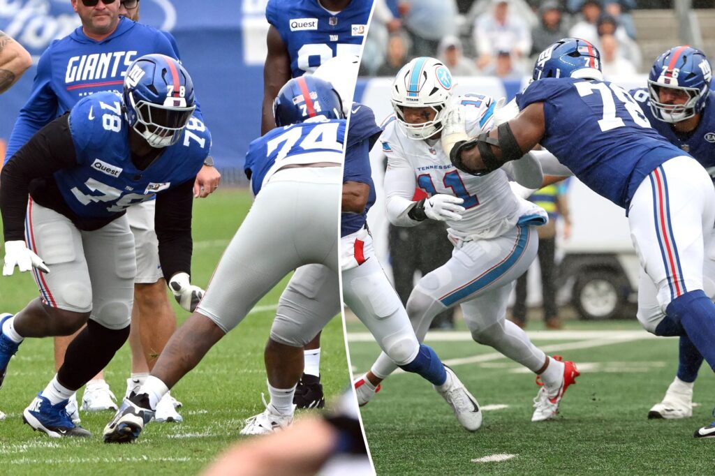 Injury isn’t stopping Andrew Thomas from ‘doing everything he possibly can’ to be a Giants leader