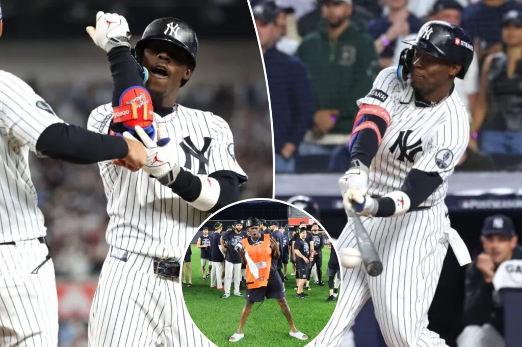 Jazz Chisholm Jr. returns to Yankees lineup with a flourish in wild-card sweep