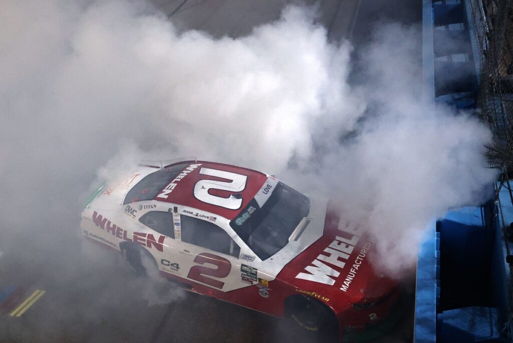 Jesse Love barely holds off Sam Mayer for NASCAR O'Reilly win at Phoenix