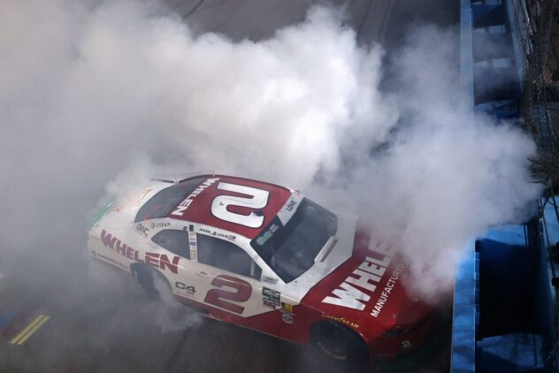 Jesse Love barely holds off Sam Mayer for NASCAR O'Reilly win at Phoenix