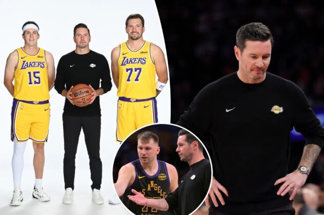 JJ Redick admits he felt he was ‘cosplaying’ as Lakers coach when he joined the team