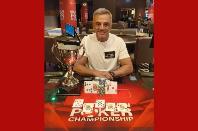 Joe Hachem Back in the Winner's Circle at Victorian Poker Championship