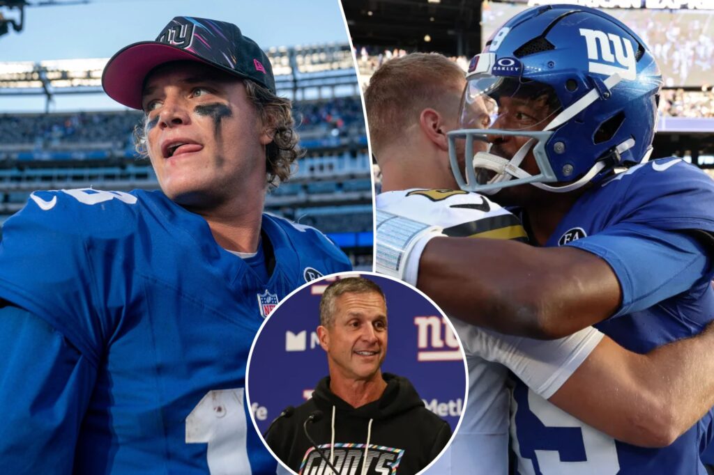John Harbaugh’s Giants quarterback secrecy is pointless
