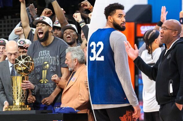 Karl-Anthony Towns contract drama a sign of Knicks’ daunting new reality as NBA’s hunted
