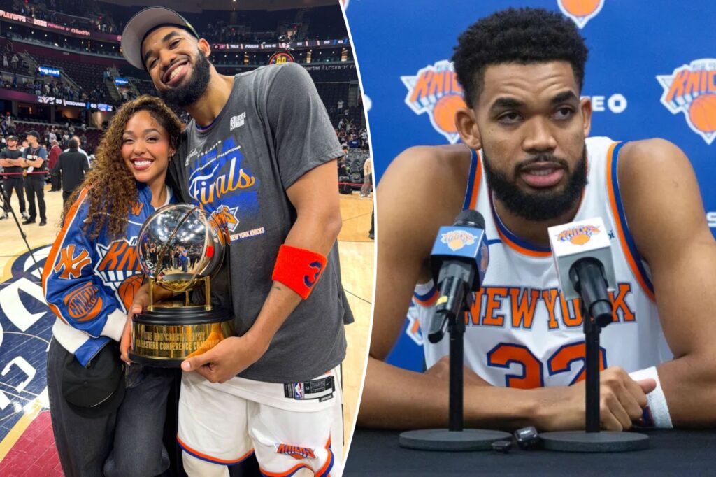 Karl Anthony Towns’ wife Jordyn stopped going to Knicks games over fan vitriol: ‘It was turning dark’