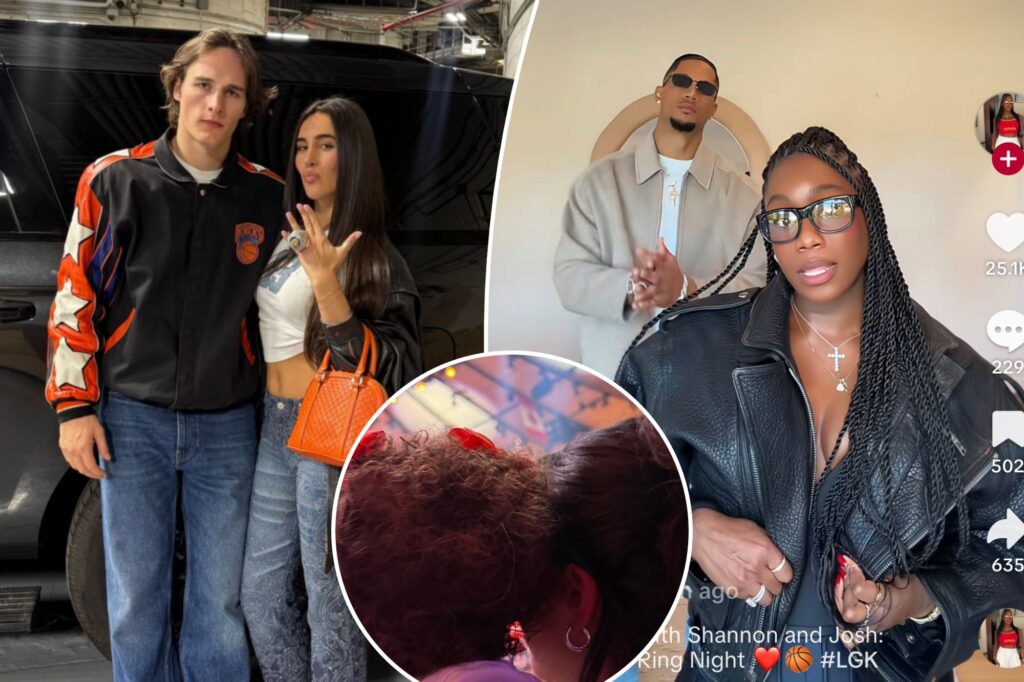 Knicks WAGS share behind-the-scenes look at ring night