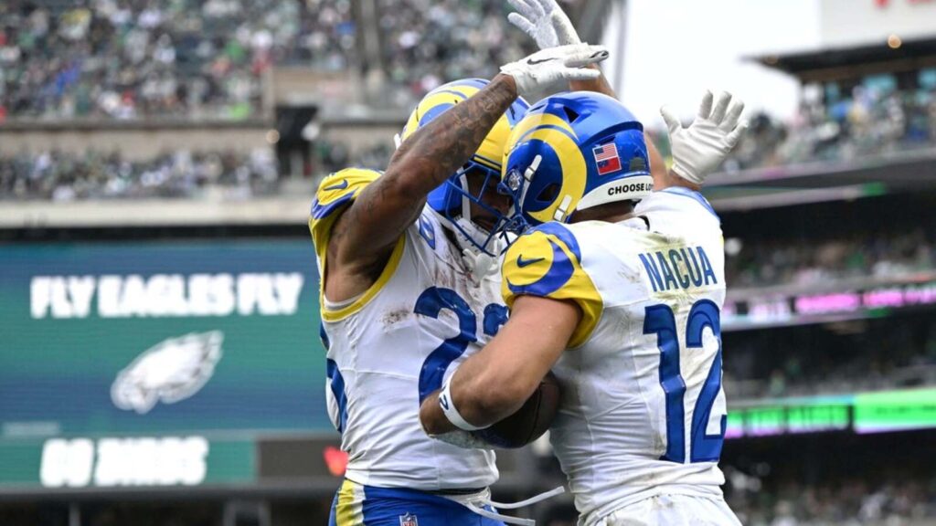 Kyren Williams, Rams run past Eagles