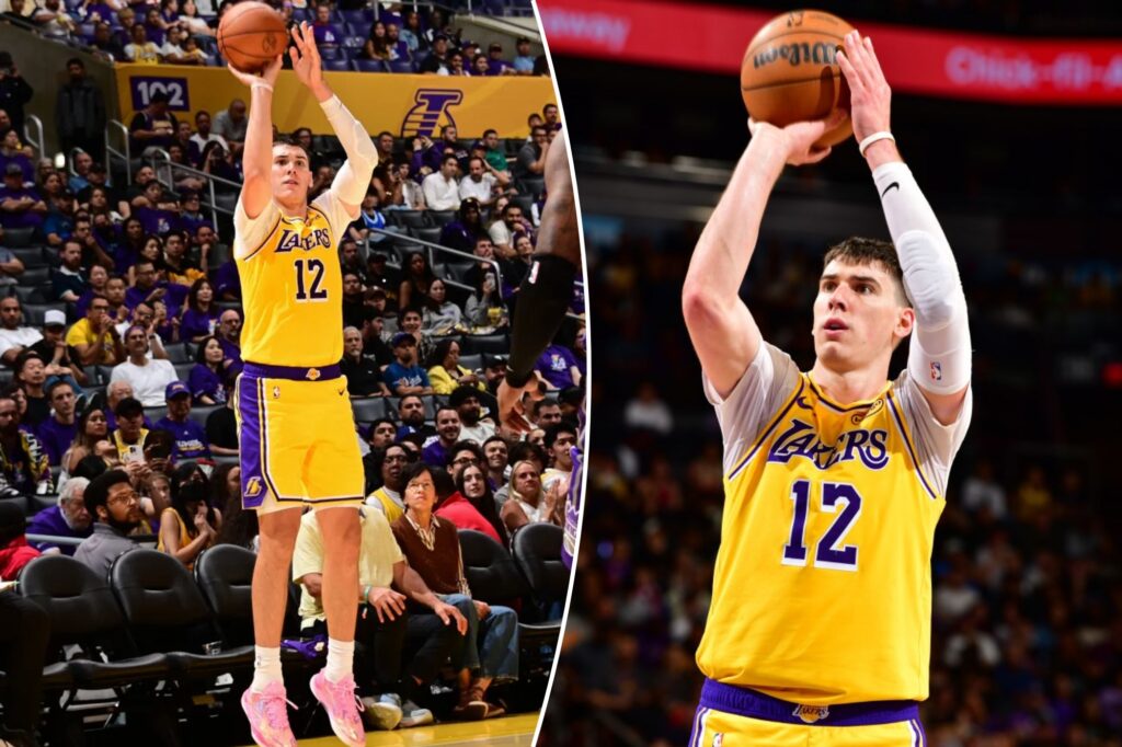Lakers’ Jake LaRavia shares ‘tweaks’ he made to jump shot that are paying off