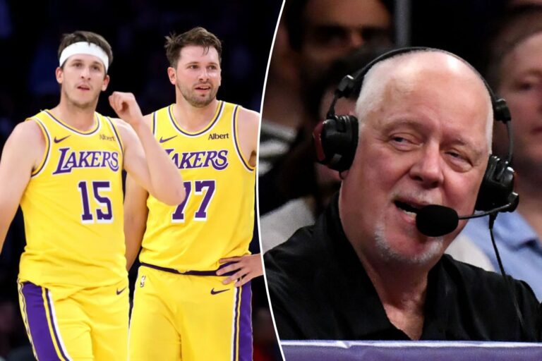 Lakers pay touching tribute to longtime announcer Lawrence Tanter after his death