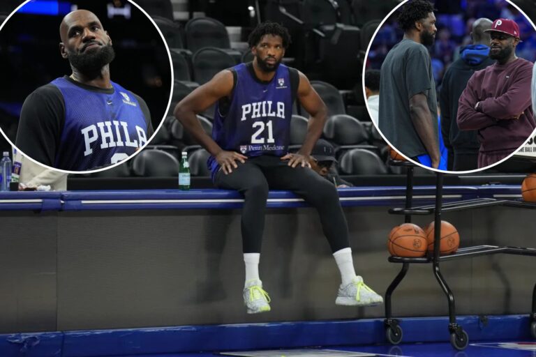 LeBron James pushes back on report that he let Joel Embiid ‘hear it’ over practice issue