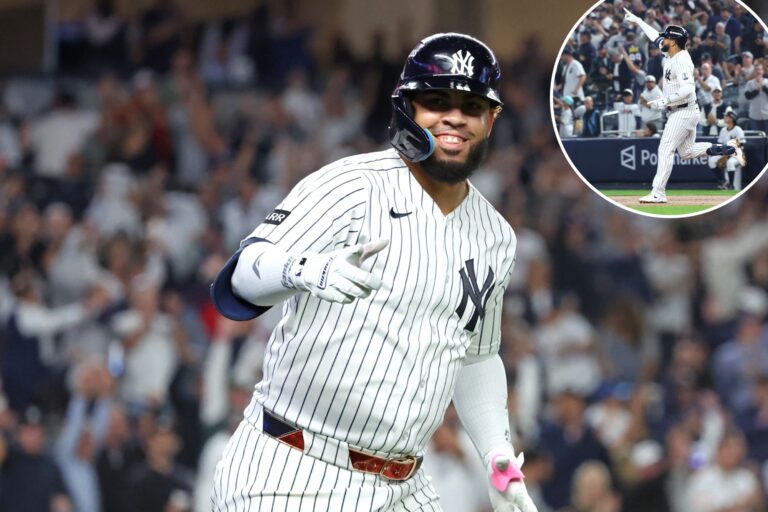 Luis García Jr. makes first playoff start count in big way in Yankees drubbing