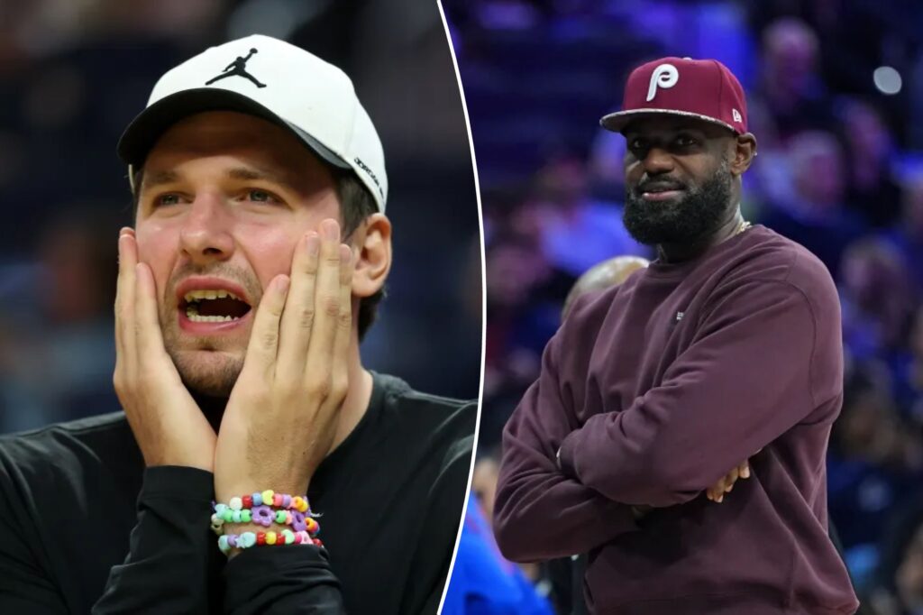Luka Doncic’s parting words to LeBron James speak volumes
