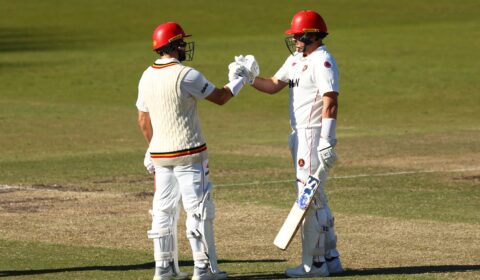 Manenti, Lehmann put South Australia in control after Weatherald concussion