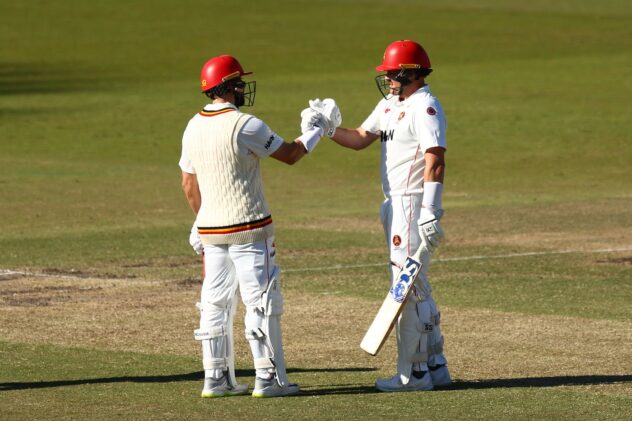 Manenti, Lehmann put South Australia in control after Weatherald concussion
