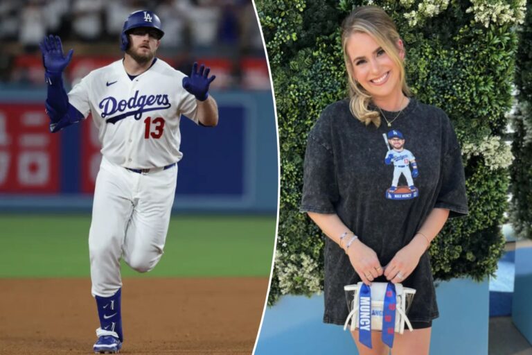 Max Muncy’s wife shares perfectly timed tribute against Braves