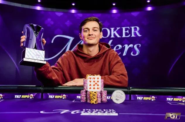 Myles Mullaly Wins First PokerGO Title and $218,400 in Poker Masters Opener
