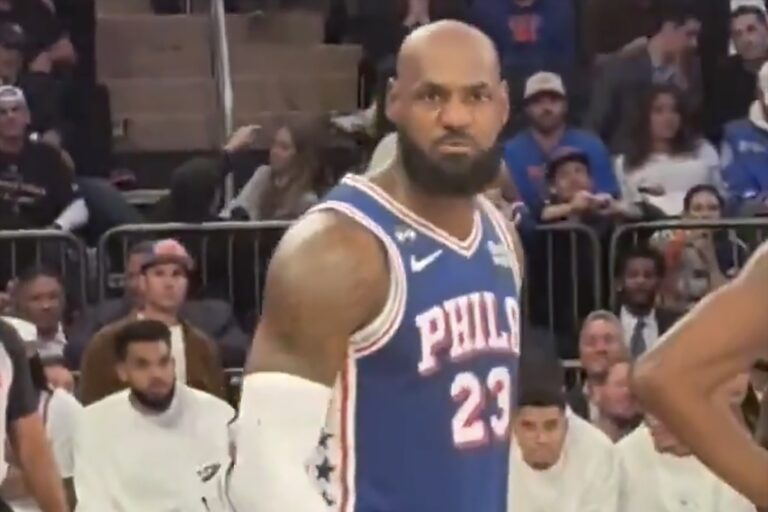 New video catches what LeBron James said in heated exchange with Knicks fans