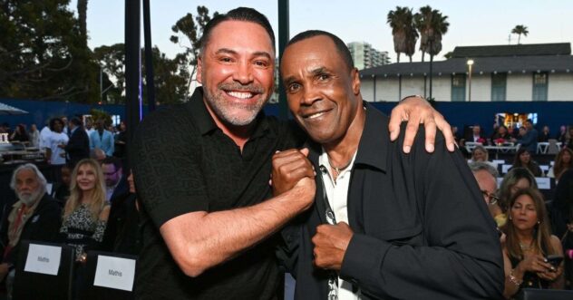 Oscar De La Hoya says current fighter reminds him of Sugar Ray Leonard: "He's a beast"