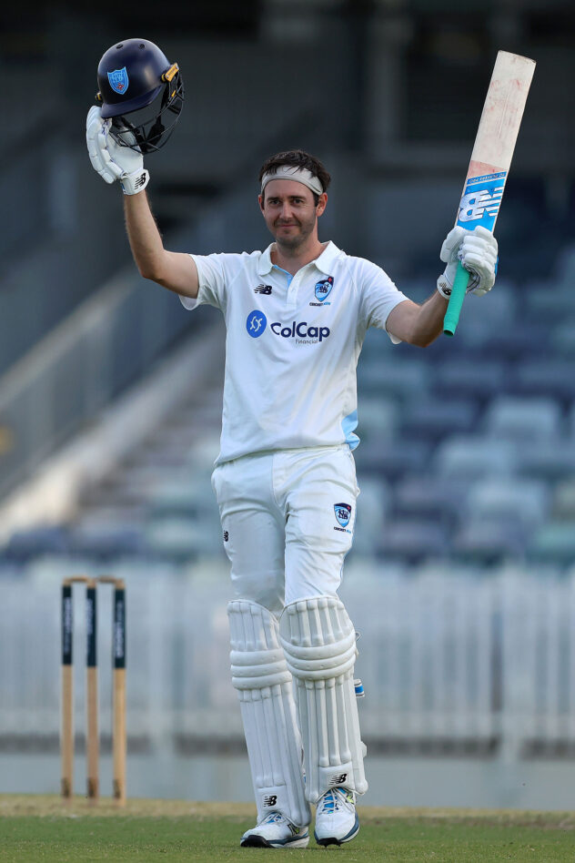 Patterson's century cements New South Wales' dominant day