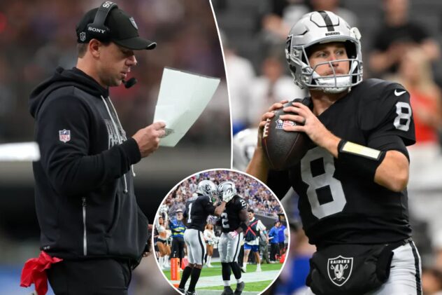 Raiders biggest flaw has them ranked 32nd in NFL; It is a Klint Kubiak issue