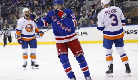 Rangers recall rookie who had ‘fun’ time on fourth line in NHL debut