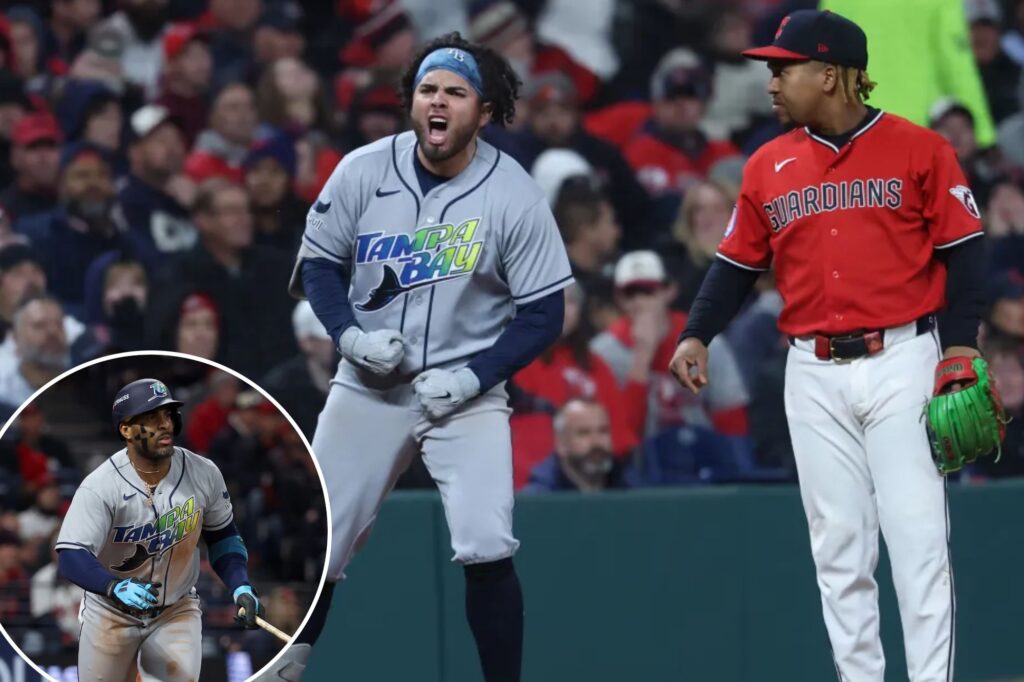 Rays roll past Guardians in Game 4 to even ALCS as offense busts out