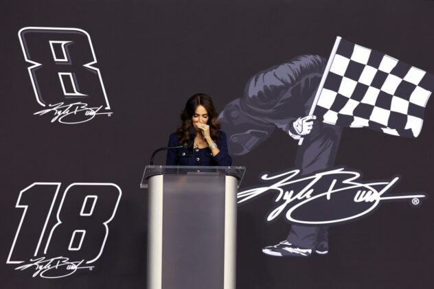 Samantha Busch complete speech from emotional Kyle Busch Celebration of Life