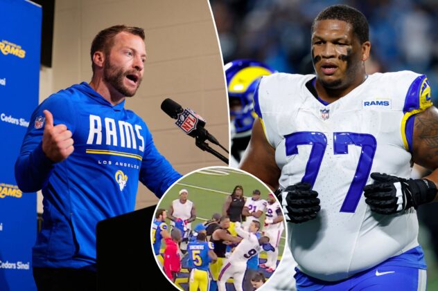 Sean McVay reveals Alaric Jackson’s next move after NFL suspends Rams star for throwing punch