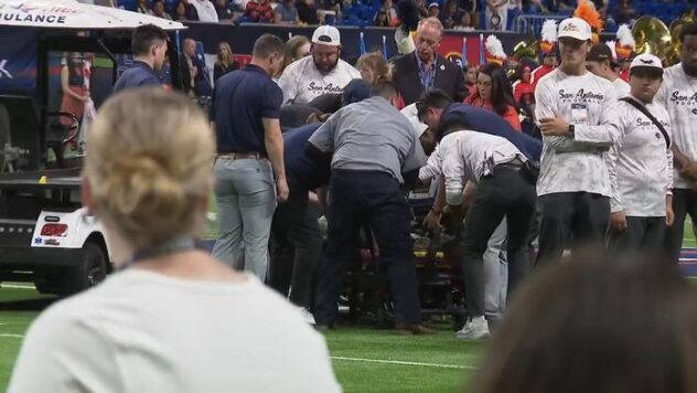 Soldier falls while rappelling from ceiling before UTSA football game at Alamodome