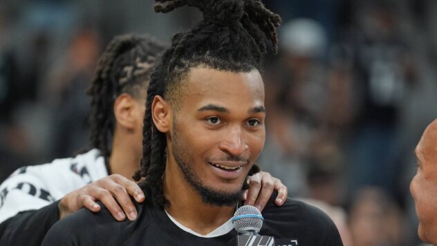 Stephon Castle's surprising three-point shot will be key for the Spurs' backcourt